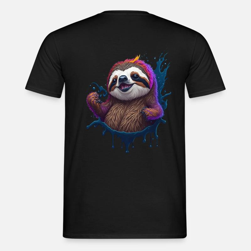 kuschel - Männer T-Shirt - Schwarz