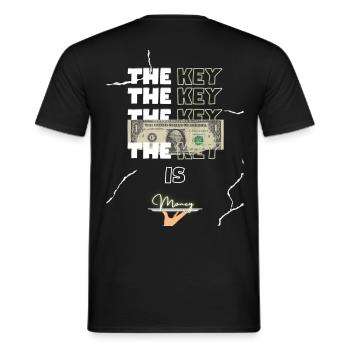 Money - T-shirt homme - noir - Dos - AI Model Male 178 light (178cm)