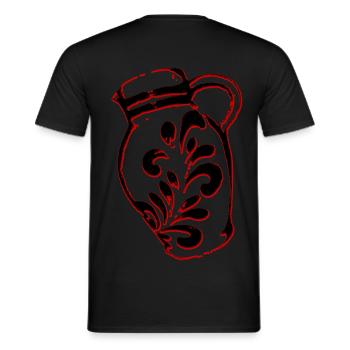 RedBembel - Männer T-Shirt - Schwarz - Hinten - AI Model Male 178 light (178cm)