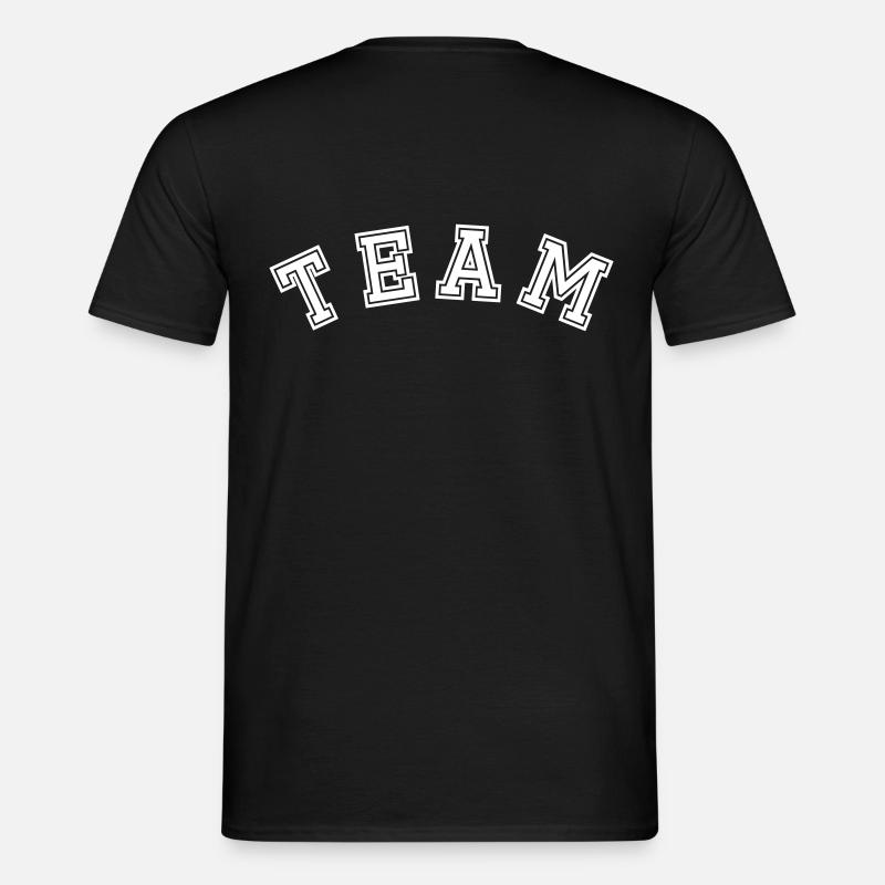 Das TEAM - Männer T-Shirt - Schwarz