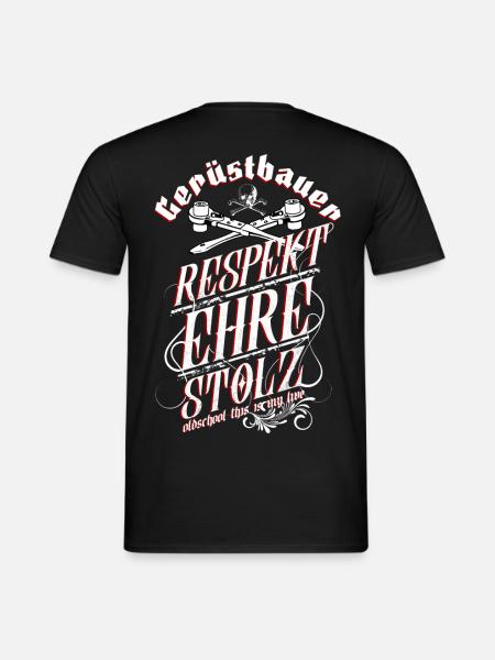 Gerüstbauer - Männer T-Shirt - Schwarz