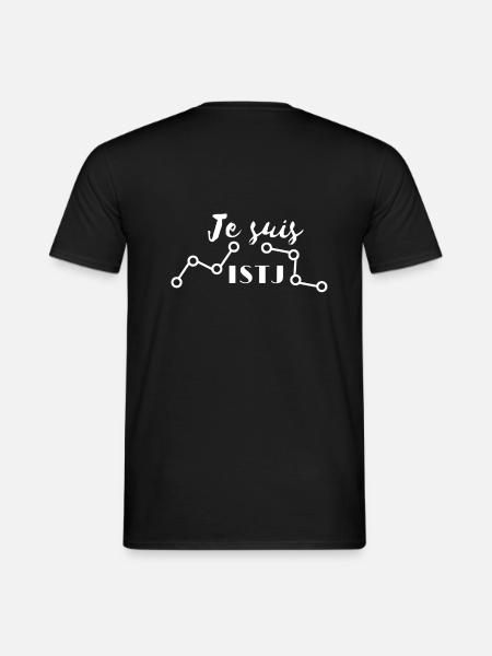 Personnalité ISTJ - T-shirt homme - noir