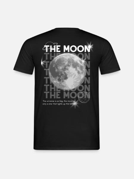 The moon - T-shirt homme - noir