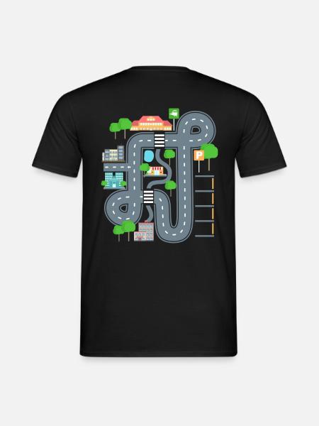 Car Play Mat Shirt für Papa - Männer T-Shirt - Schwarz