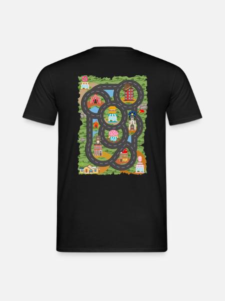 Auto leikkipaita, isien päivän lahja - Mænd T-shirt - sort