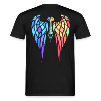 Kingdom Hearts - Nightmare's end / Mirage Split - T-shirt homme - noir - Dos - AI Model Male 178 light (178cm)