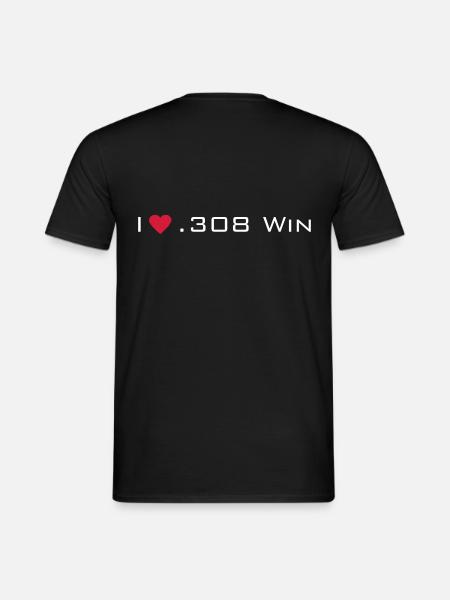 cal. 308 - Men's T-Shirt - black