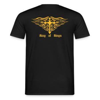 King of Kings - Männer T-Shirt - Schwarz - Hinten - AI Model Male 178 light (178cm)