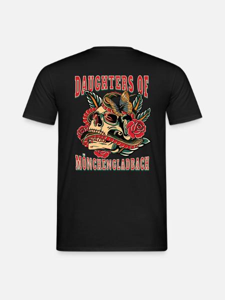 Mönchengladbach Power-Frau daughters of - Männer T-Shirt - Schwarz