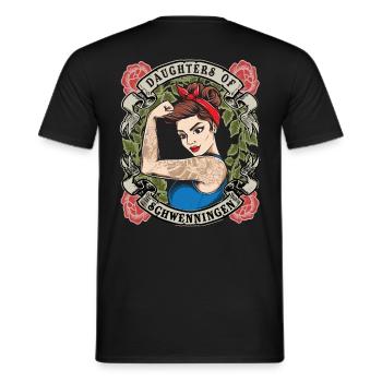 Schwenningen Cadeau aux filles de Schwenningen - T-shirt homme - noir - Dos - AI Model Male 178 light (178cm)