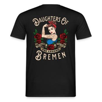 Bremen Frau Geschenk filles de Bremen Frauen - T-shirt homme - noir - Dos - AI Model Male 178 light (178cm)