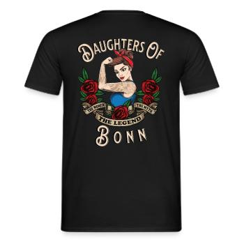 Bonn Frau Geschenk filles de Bonn Frauen - T-shirt homme - noir - Dos - AI Model Male 178 light (178cm)