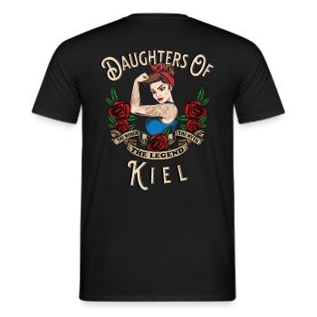 Kiel Frau Geschenk filles de Kiel Frauen - T-shirt homme - noir - Dos - AI Model Male 178 light (178cm)