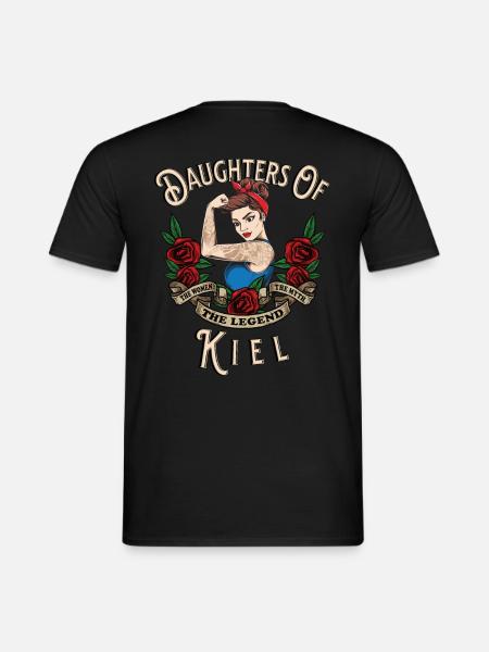 Kiel Frau Geschenk daughters of Kiel Frauen - Männer T-Shirt - Schwarz