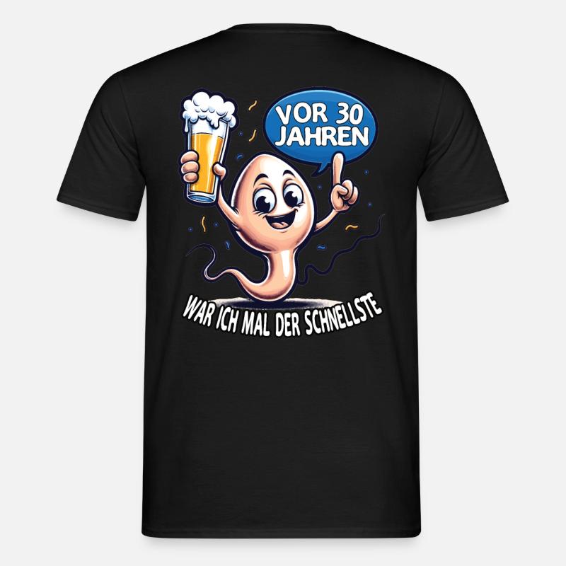 Il y a 30 ans, j’étais le plus rapide - T-shirt homme - noir
