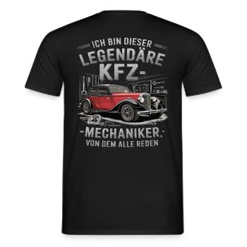Ich Bin Dieser Legendäre KFZ-Mechaniker - Männer T-Shirt - Schwarz - Hinten - AI Model Male 178 light (178cm)