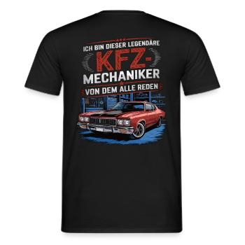 Ich Bin Dieser Legendäre KFZ-Mechaniker - Männer T-Shirt - Schwarz - Hinten - AI Model Male 178 light (178cm)