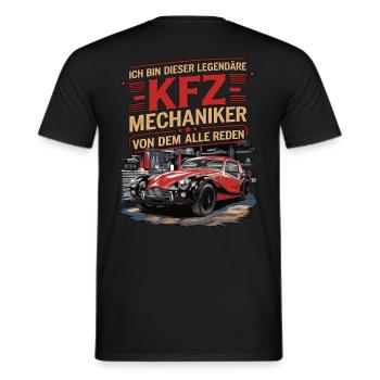 Ich Bin Dieser Legendäre KFZ-Mechaniker - Männer T-Shirt - Schwarz - Hinten - AI Model Male 178 light (178cm)
