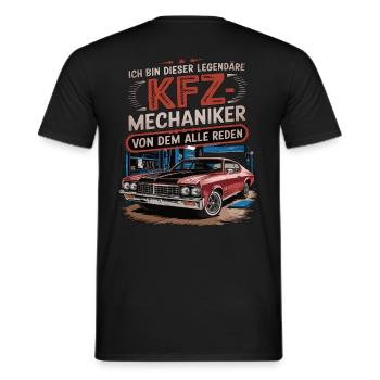 Ich Bin Dieser Legendäre KFZ-Mechaniker - Männer T-Shirt - Schwarz - Hinten - AI Model Male 178 light (178cm)