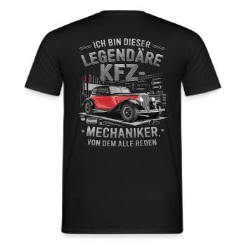 Ich Bin Dieser Legendäre KFZ-Mechaniker - Männer T-Shirt - Schwarz - Hinten - AI Model Male 178 light (178cm)