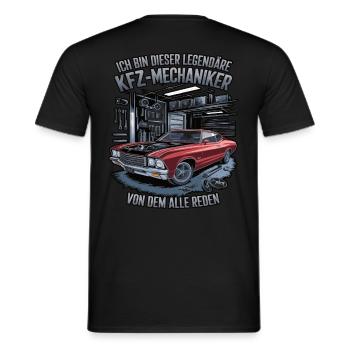 Ich Bin Dieser Legendäre KFZ-Mechaniker - Männer T-Shirt - Schwarz - Hinten - AI Model Male 178 light (178cm)
