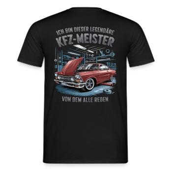 Ich Bin Dieser Legendäre KFZ-Meister - Männer T-Shirt - Schwarz - Hinten - AI Model Male 178 light (178cm)