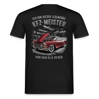 Je suis ce légendaire maître de l’automobile - T-shirt homme - noir - Dos - AI Model Male 178 light (178cm)