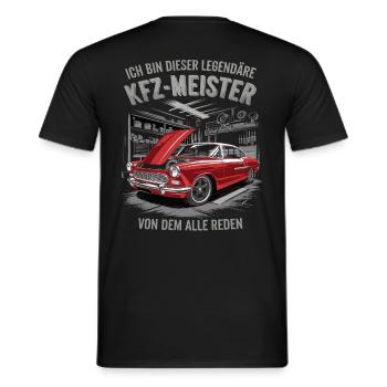 Ich Bin Dieser Legendäre KFZ-Meister - Männer T-Shirt - Schwarz - Hinten - AI Model Male 178 light (178cm)