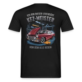 Ich Bin Dieser Legendäre KFZ-Meister - Männer T-Shirt - Schwarz - Hinten - AI Model Male 178 light (178cm)