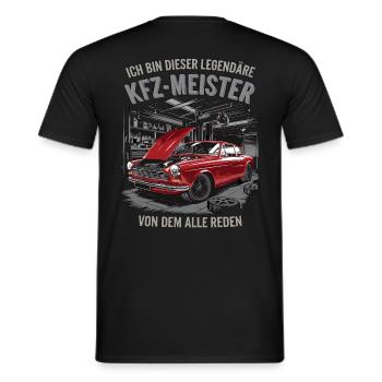 Ich Bin Dieser Legendäre KFZ-Meister - Männer T-Shirt - Schwarz - Hinten - AI Model Male 178 light (178cm)
