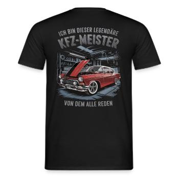 Ich Bin Dieser Legendäre KFZ-Meister - Männer T-Shirt - Schwarz - Hinten - AI Model Male 178 light (178cm)