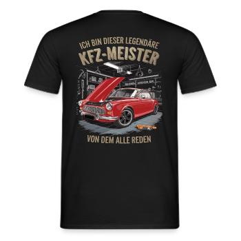 Ich Bin Dieser Legendäre KFZ-Meister - Männer T-Shirt - Schwarz - Hinten - AI Model Male 178 light (178cm)