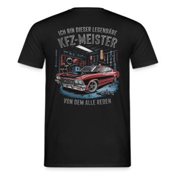 Ich Bin Dieser Legendäre KFZ-Meister - Männer T-Shirt - Schwarz - Hinten - AI Model Male 178 light (178cm)