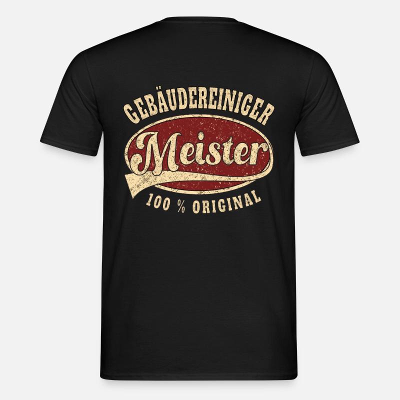 Alles wird gut der Gebäudereiniger ist jetzt da - Männer T-Shirt - Schwarz