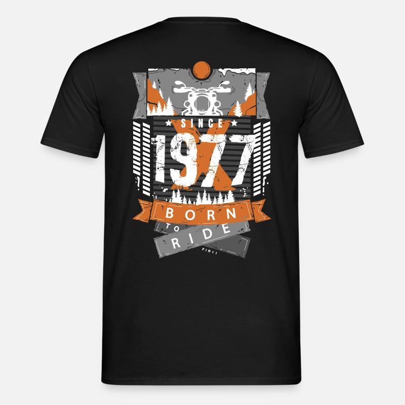 1977 - Männer T-Shirt - Schwarz