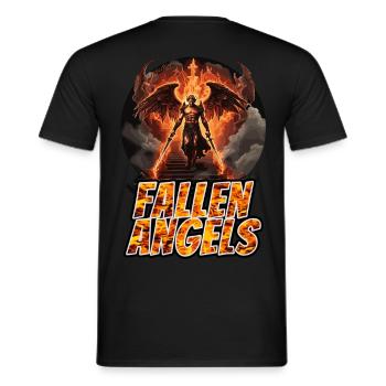 Ange - T-shirt homme - noir - Dos - AI Model Male 178 light (178cm)