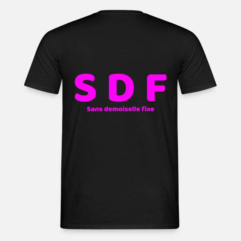 OBDACHLOS - Männer T-Shirt - Schwarz