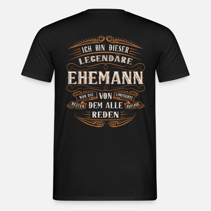 Ehemann ich bin dieser legendäre - Männer T-Shirt - Schwarz