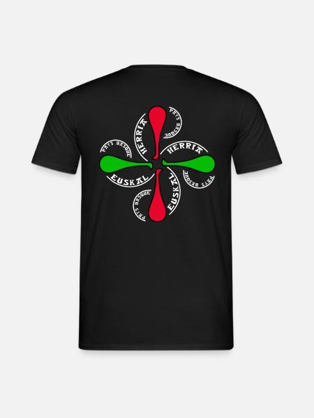 euskal herria pilotari symbol - T-shirt homme - noir