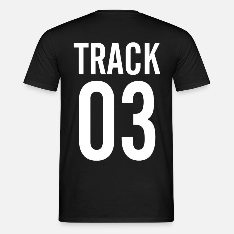 TRACK - Männer T-Shirt - Schwarz