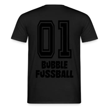 Bubble Soccer No. 1 Sport Bumperball - Men's T-Shirt - black - Back - AI Model Male 178 light (178cm)