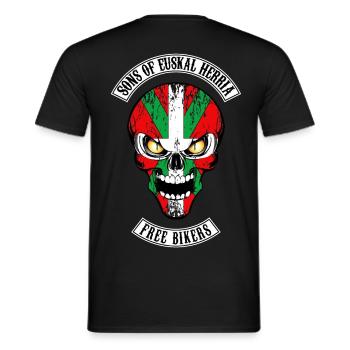 sons of euskal herria - Men's T-Shirt - black - Back - AI Model Male 178 light (178cm)