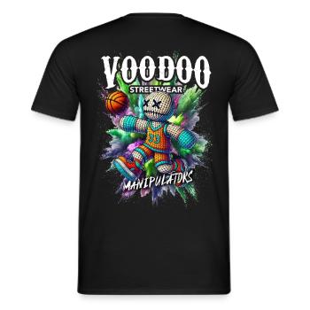 VooDoo "Manipulators" - Baller - Männer T-Shirt - Schwarz - Hinten - AI Model Male 178 light (178cm)