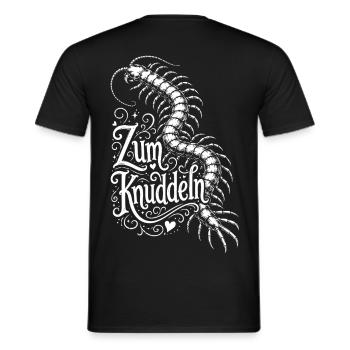 Skolopender Liebe - Männer T-Shirt - Schwarz - Hinten - AI Model Male 178 light (178cm)