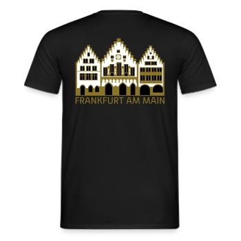 Frankfurt am Main - Romans - T-shirt homme - noir - Dos - AI Model Male 178 light (178cm)