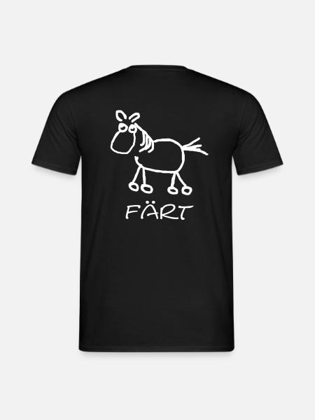 faert_weiss - Männer T-Shirt - Schwarz