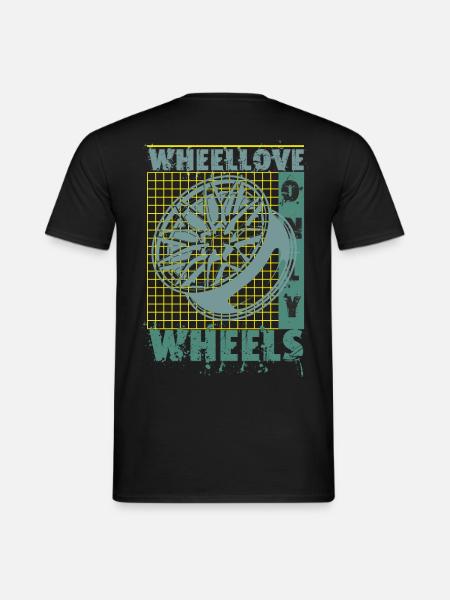 Felge mit Gitter - Männer T-Shirt - Schwarz
