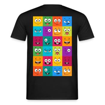 Motivation - Men's T-Shirt - black - Back - AI Model Male 178 light (178cm)