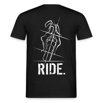 Superbike Supersport Moto Motard Course de course - T-shirt homme - noir - Dos - AI Model Male 178 light (178cm)