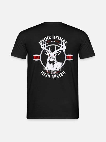 Meine Heimat, mein Revier - Männer T-Shirt - Schwarz